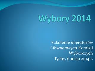 Wybory 2014