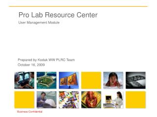 Pro Lab Resource Center