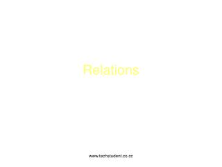 Relations