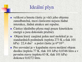 Ideální plyn