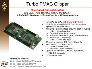 Turbo PMAC CPU with Optional DPRAM