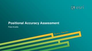 Positional Accuracy Assessment