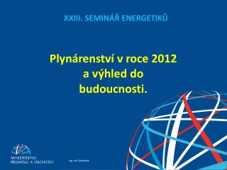 XXIII. SEMINÁŘ ENERGETIKŮ