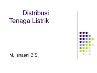 Distribusi Tenaga Listrik