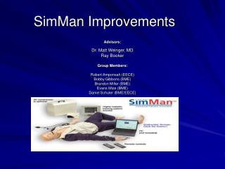 SimMan Improvements