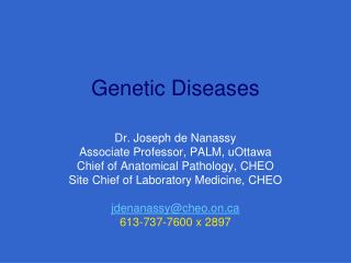 Genetic Diseases