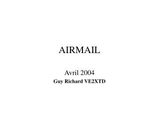 AIRMAIL