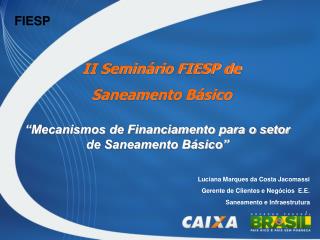 II Seminário FIESP de Saneamento Básico