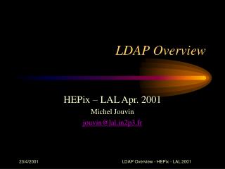 LDAP Overview