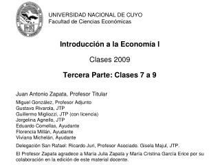 UNIVERSIDAD NACIONAL DE CUYO Facultad de Ciencias Económicas