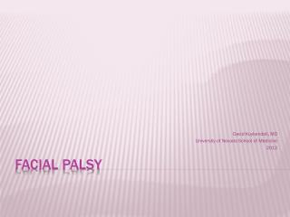 Facial Palsy