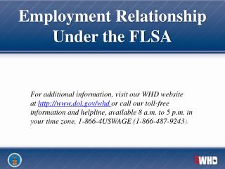 Employment Relationship Under the FLSA