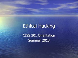 Ethical Hacking