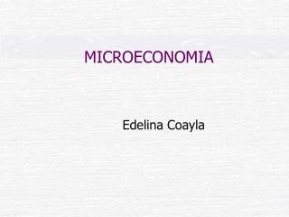 MICROECONOMIA