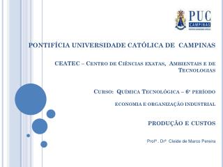 Profª . Drª Cleide de Marco Pereira