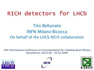 RICH detectors for LHCb