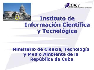 Instituto de Información Científica y Tecnológica