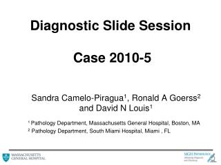 Diagnostic Slide Session Case 2010-5