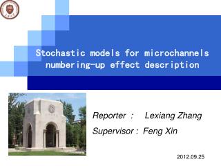 Stochastic models for microchannels numbering-up effect description