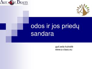 Ppt Odos Ir Jos Priedų Sandara Powerpoint Presentation Free Download Id 460338