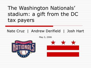 The Washington Nationals’ stadium: a gift from the DC tax payers