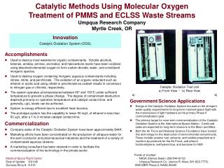 Innovation Catalytic Oxidation System (COS)