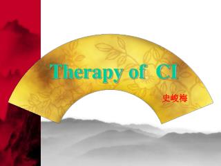 Therapy of CI