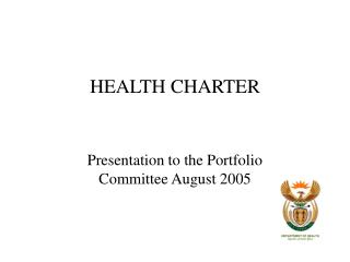 HEALTH CHARTER