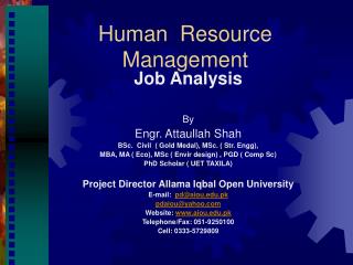 Human Resource Management