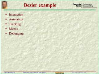 Bezier example