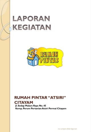 LAPORAN KEGIATAN