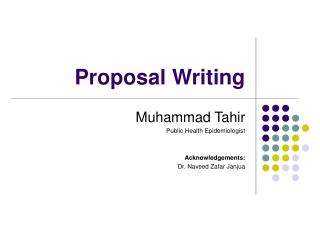 Proposal Writing