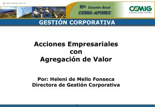 GESTIÓN CORPORATIVA