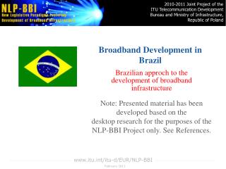 Broadband Development in Brazil