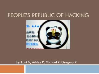 People’s Republic of Hacking