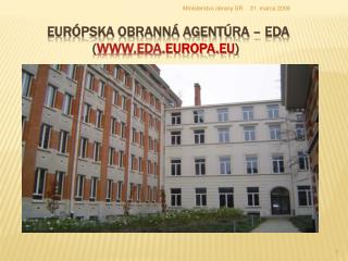 Európska obranná agentúra – EDA ( eda . europa.eu )