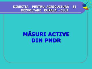 M Ă SURI ACTIVE DIN PNDR