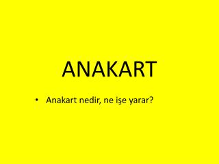 ANAKART