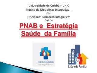 PNAB e Estratégia Saúde da Família