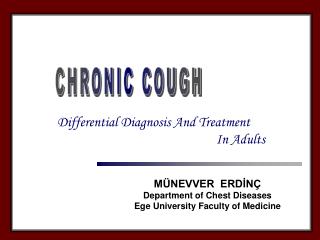 CHRONIC COUGH