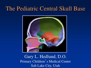 The Pediatric Central Skull Base