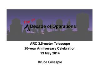 A Decade of Operations