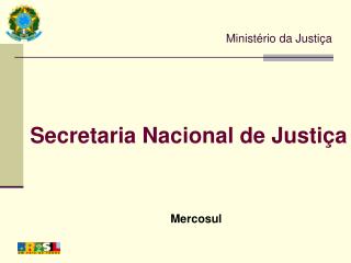 Secretaria Nacional de Justiça