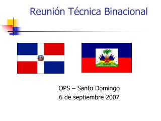 Reunión Técnica Binacional