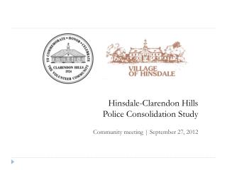 Hinsdale-Clarendon Hills Police Consolidation Study
