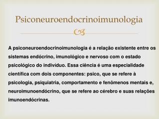 Psiconeuroendocrinoimunologia