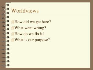 Worldviews