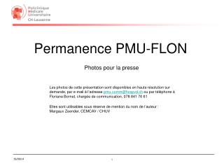 Permanence PMU-FLON