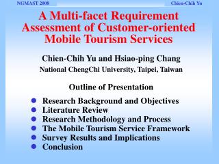 A Multi-facet Requirement Assessment of Customer-oriented Mobile Tourism Services
