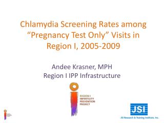 Chlamydia Screening Rates among “Pregnancy Test Only” Visits in Region I, 2005-2009